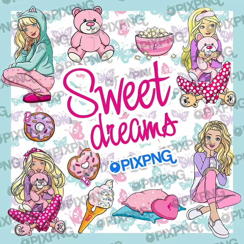 Barbie Pijama Pixpng