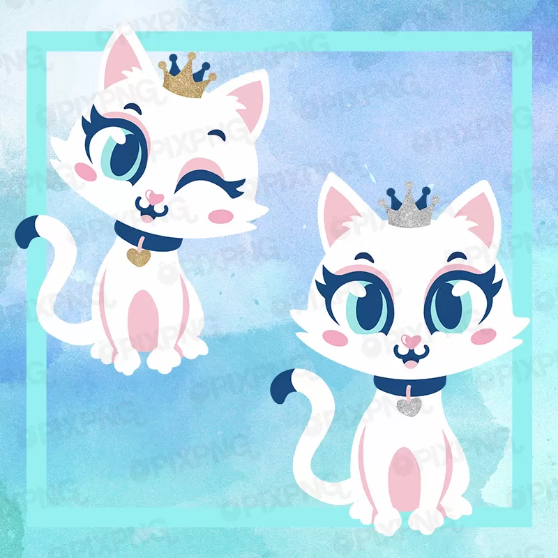 Gatinha Princess Kawaii Cute Pixpng