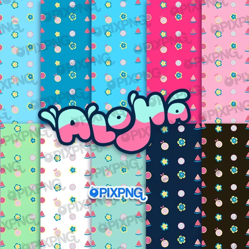 Fruit Kawaii Papéis Personalizados Pixpng