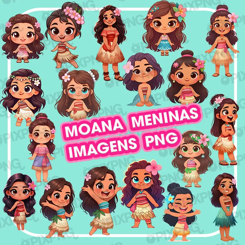 Moana Meninas Pixpng