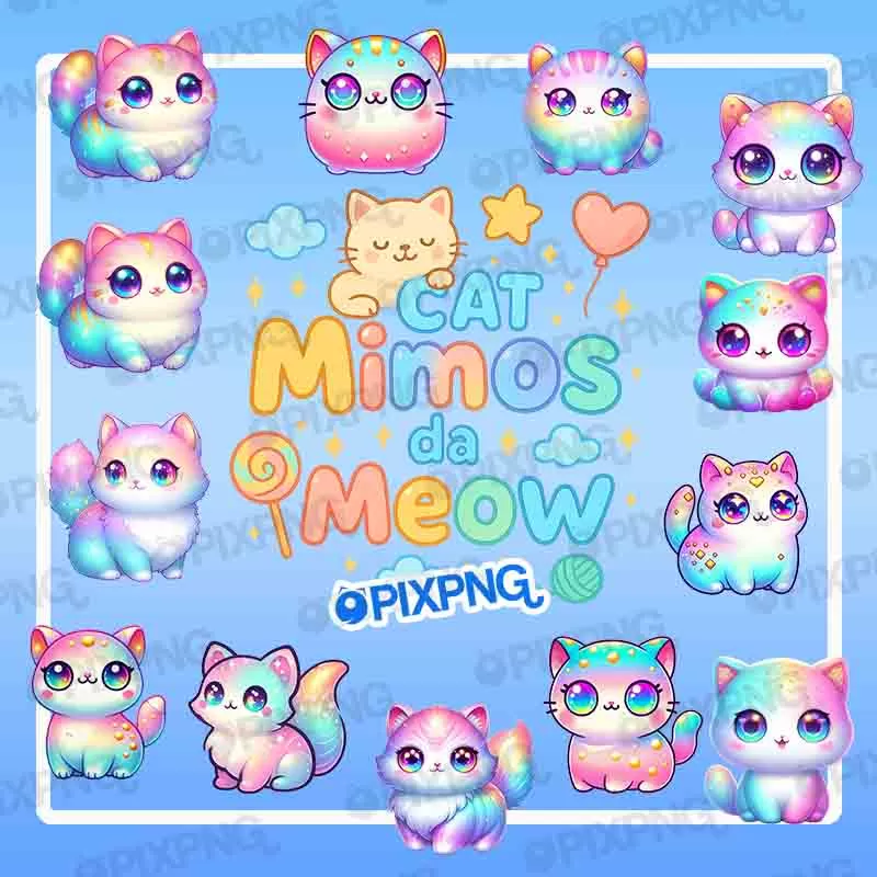 Cat Mimos da Meow Pix Png