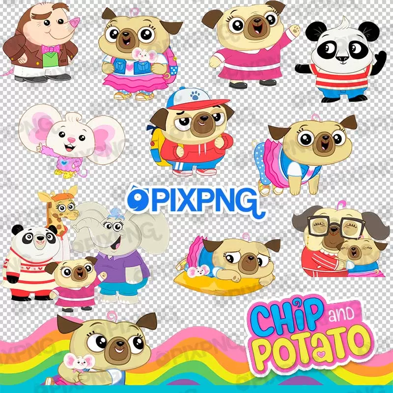 Chip e Potato Png