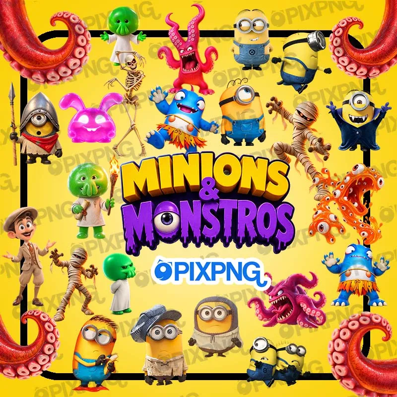 Minions e Monstros Pixpng