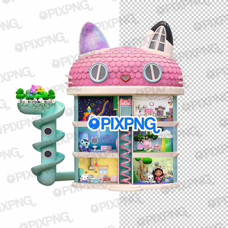 Casinha A Casa Mágica da Gabby Clipart Png