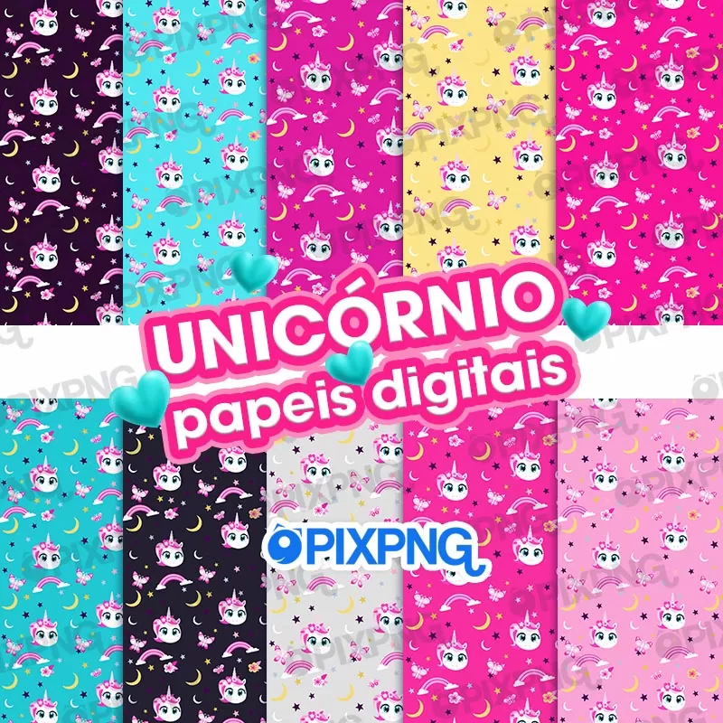 Unicórnio Pixpng Papéis Digitais