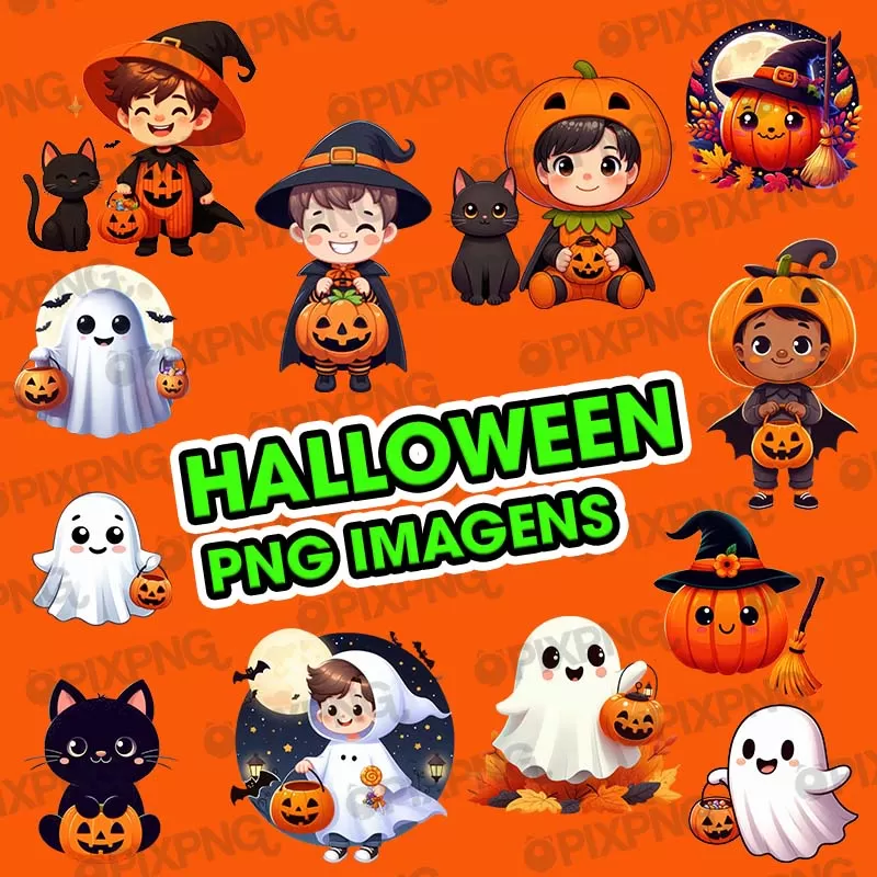 Halloween Menino Pixpng