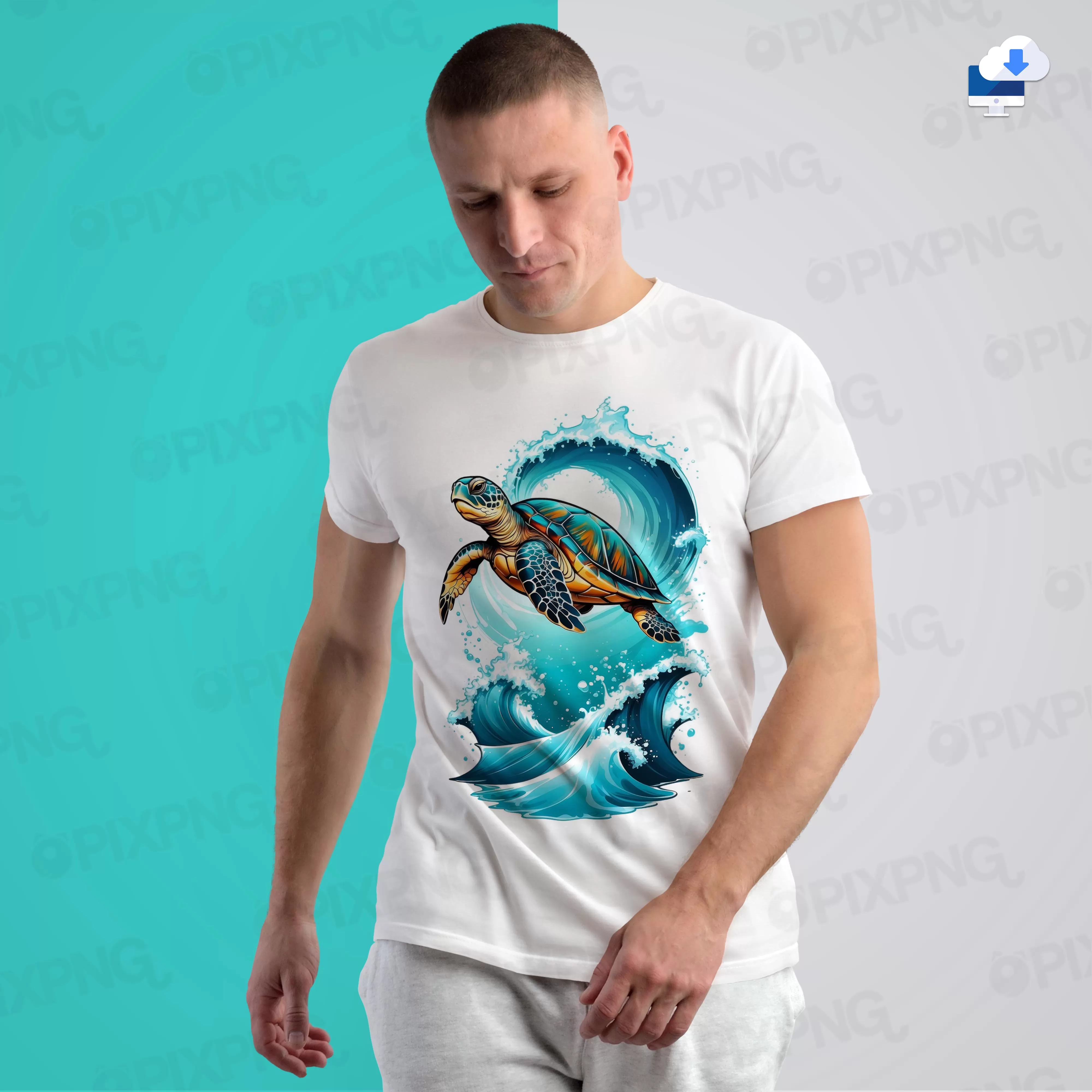 Tartaruga Oceano The Shirt Png