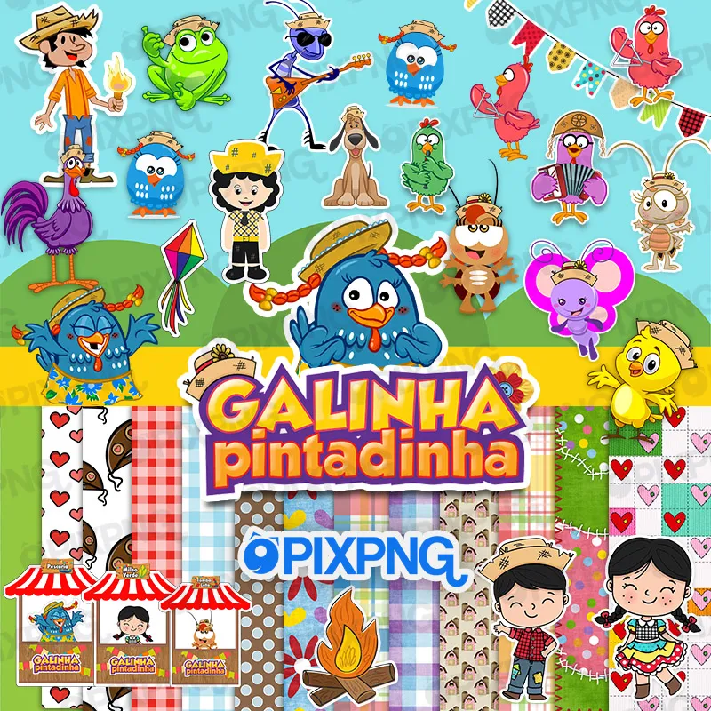 Galinha Pintadinha Festa Junina